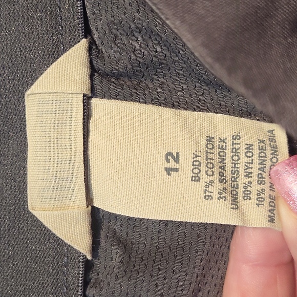 DELUTH TRADING COMPANY WOMEN'S DRY ON THE FLY GRAY  SKORTS. SIZE 12 - Picture 7 of 9